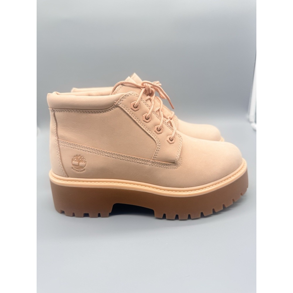 Timberland Stonestreet Platform Waterproof Chukka Pink Juniors 6.5 Womens 8